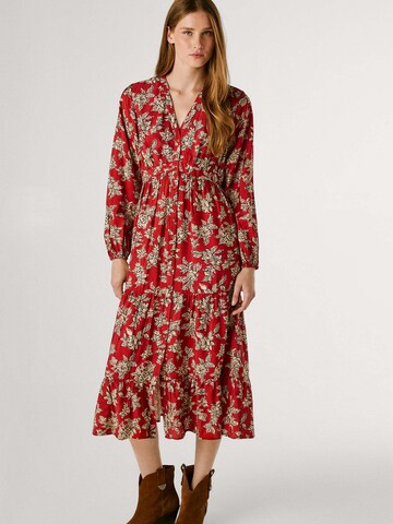 Pepe Jeans Jurk 'Poliana' in Bruin