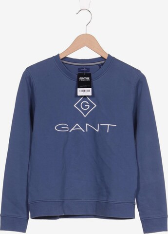 GANT Sweatshirt & Zip-Up Hoodie in M in Blue: front