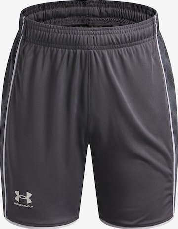 UNDER ARMOUR Workout Pants in Grey: front