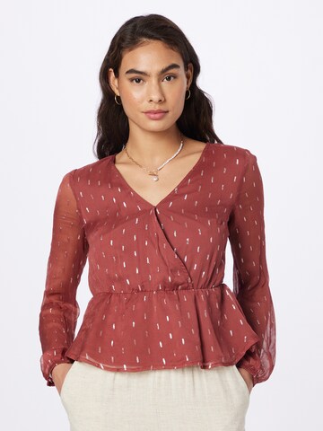 ABOUT YOU Blouse 'Esma' in Rood: voorkant