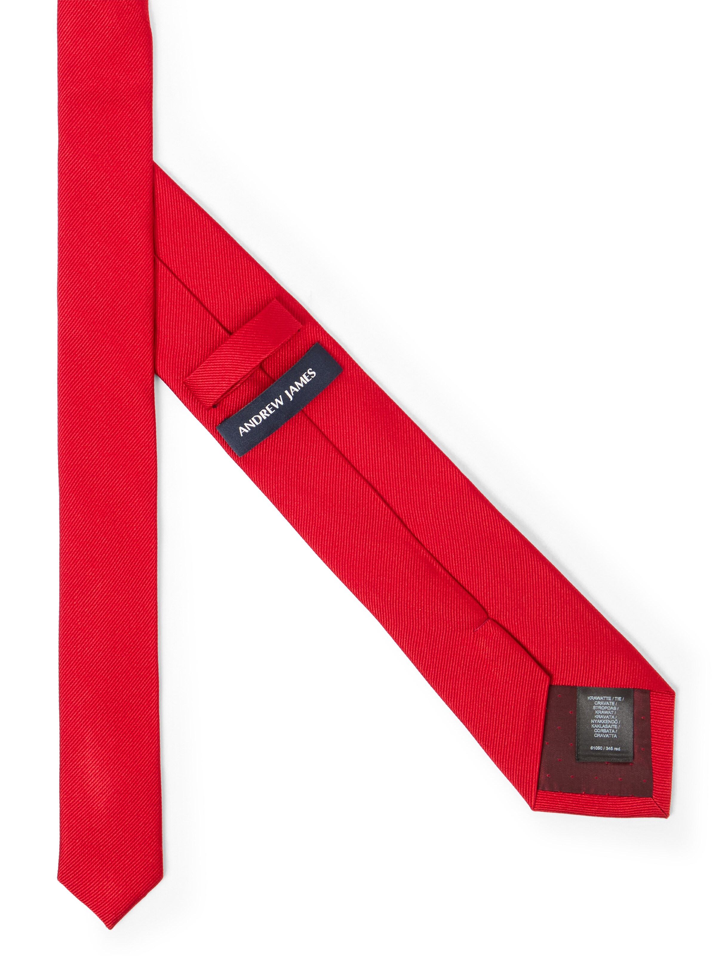 Andrew James Stropdas in Rood
