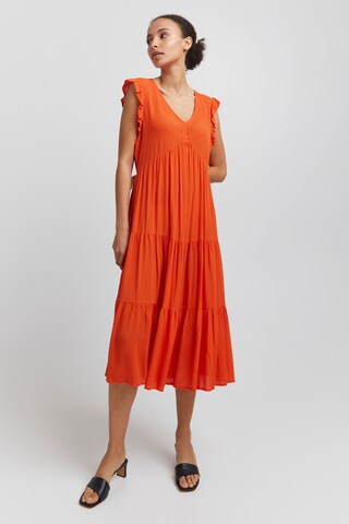 ICHI Kleid 'MARRO DR2' in Orange