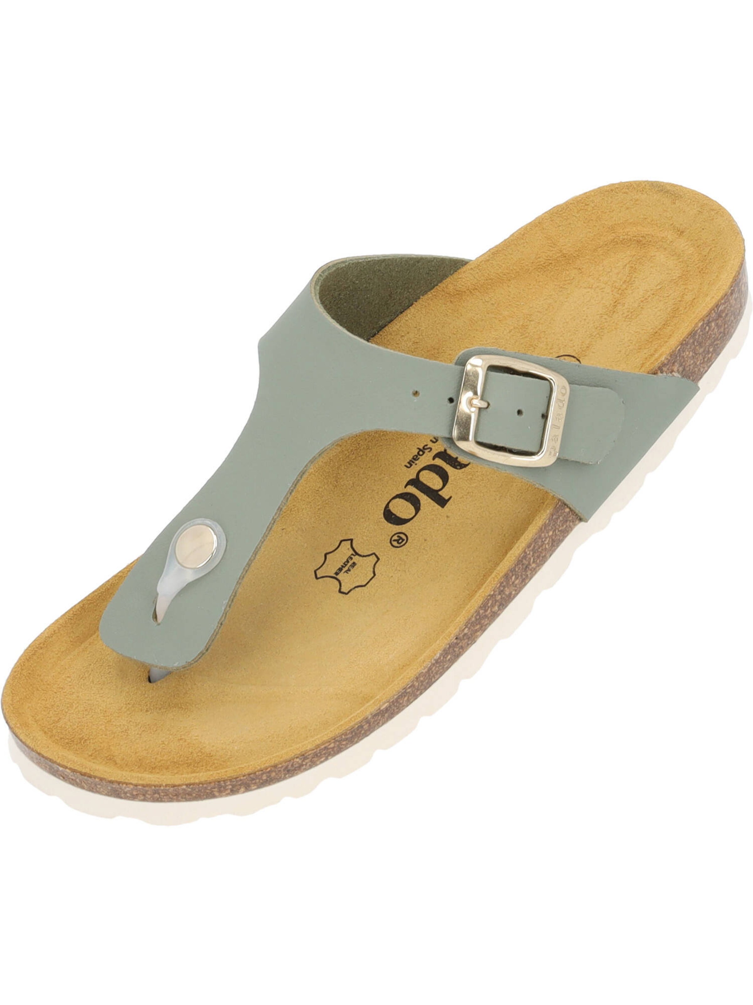 Palado Zehentrenner Damen Kos Zebra - Veloursleder Sandalen Aus Spanien Mit EVA-Sohle