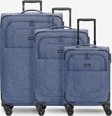Ensemble de bagages 'Essentials 12' Redolz en bleu : devant