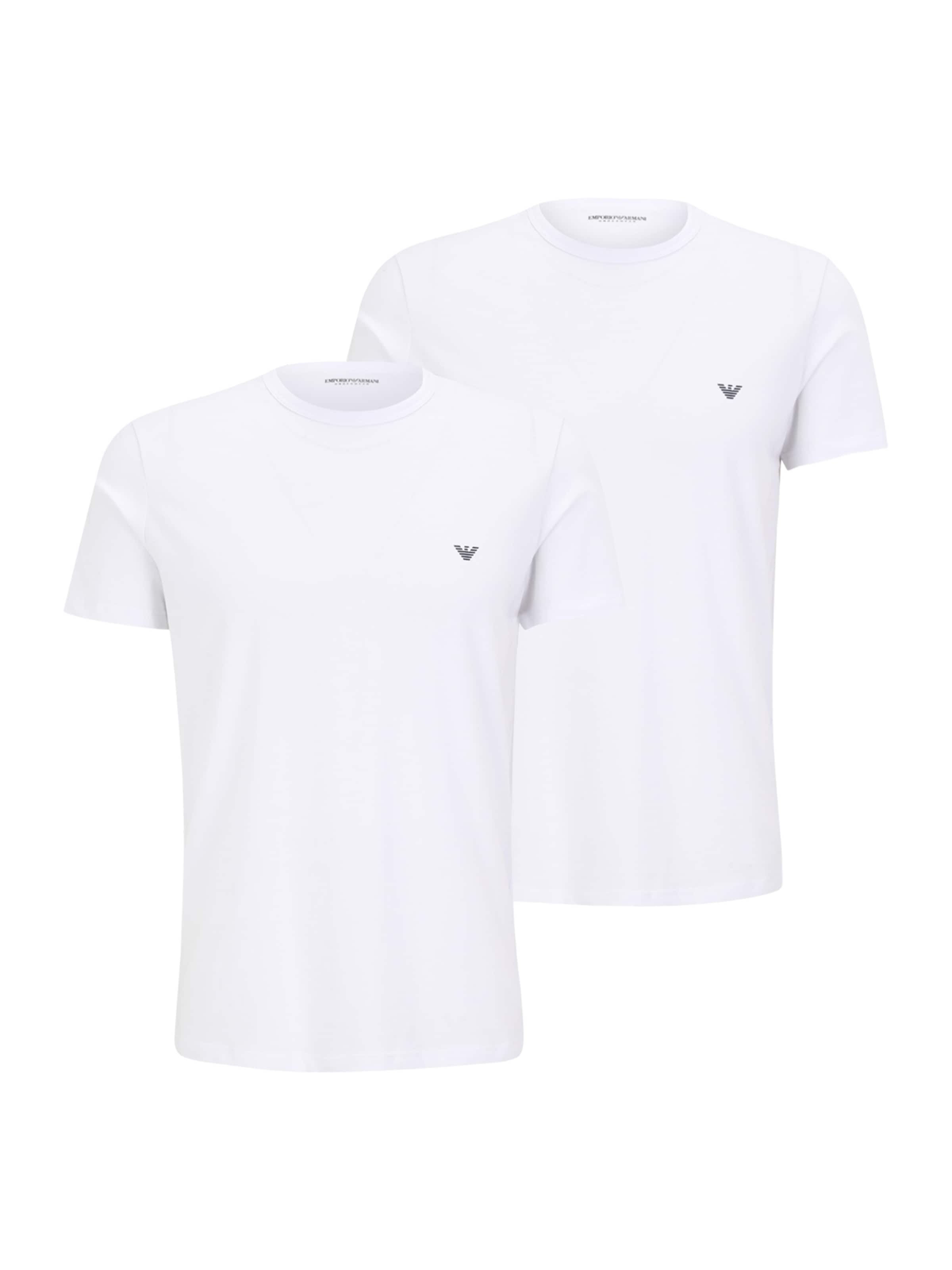 Emporio Armani T-shirt i vit: framsida