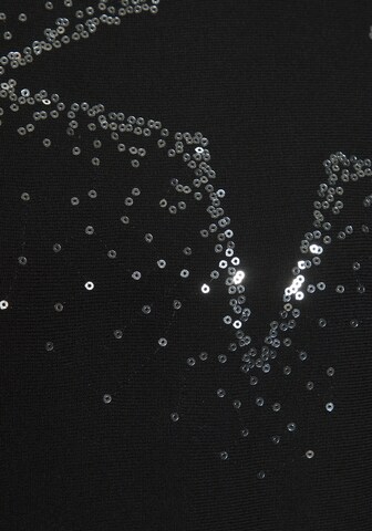 LASCANA Shirt in Schwarz