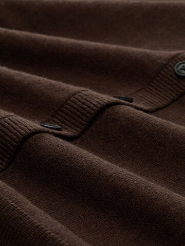 TOM TAILOR Strickjacke in Braun