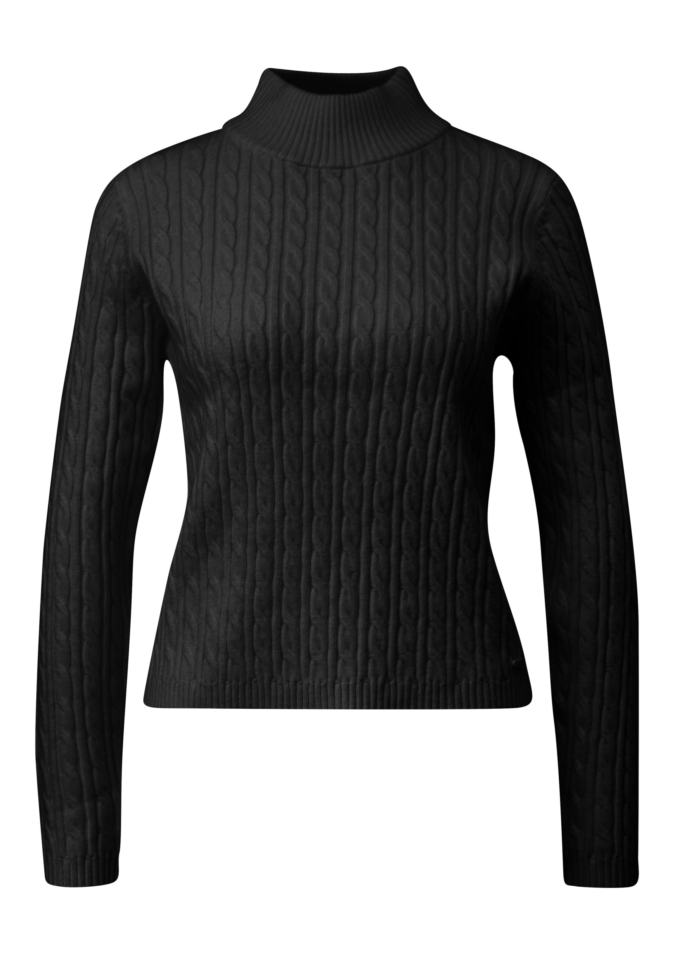 QS Trui in Zwart: voorkant