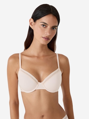 ETAM T-shirt BH 'Happily' in Roze: voorkant