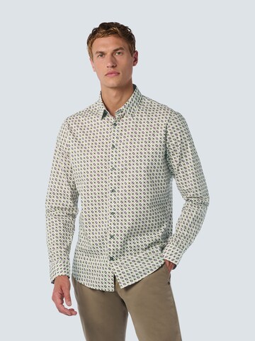 Coupe slim Chemise No Excess en blanc : devant