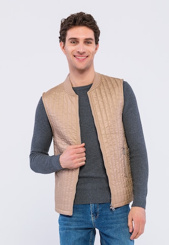 Giorgio di Mare Vest 'Raffaele' in Brown: front