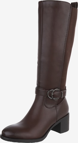 Ital-Design Stiefel in Braun: Vorderseite