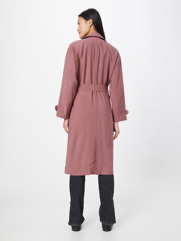 ABOUT YOU Between-Seasons Coat 'Vicky' in Pink