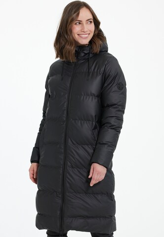 Weather Report Outdoor Coat 'Autumn' in Black: front