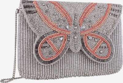 Six Clutch in beige / grau, Produktansicht