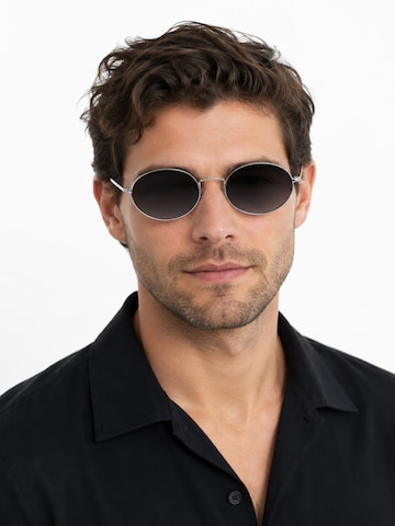 VEYREY Sunglasses 'Lennon' in Silver