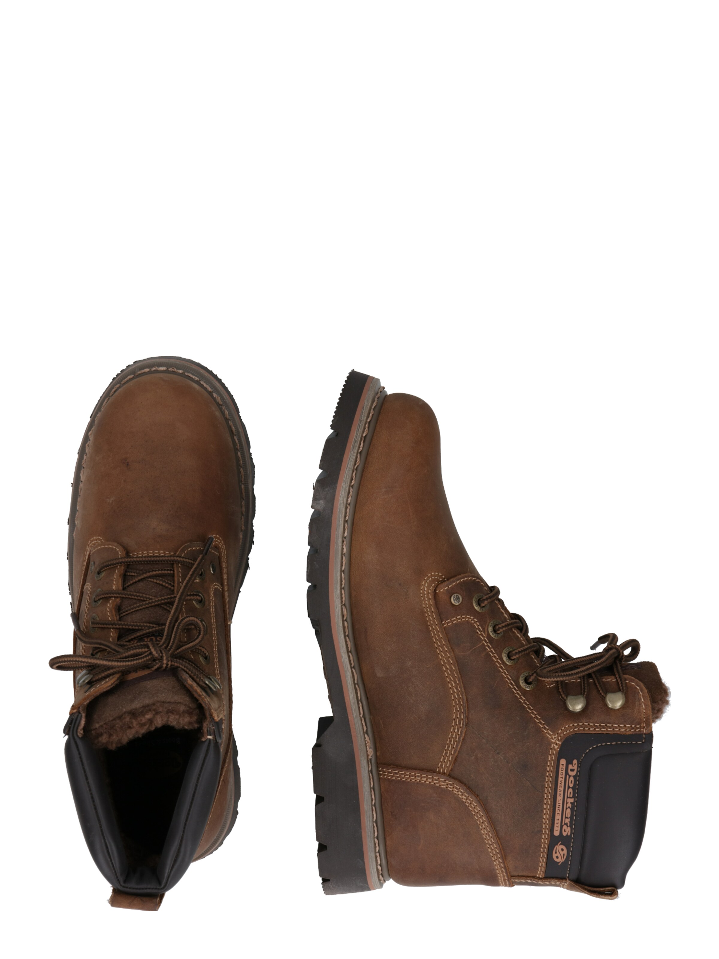 brūns Dockers by Gerli Klasiskie šņorzābaki '23DA104'