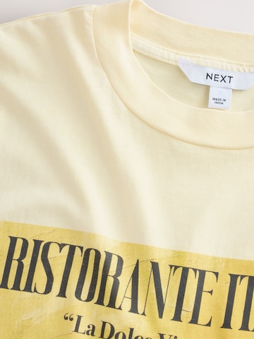 Next Oversized shirt in Yellow