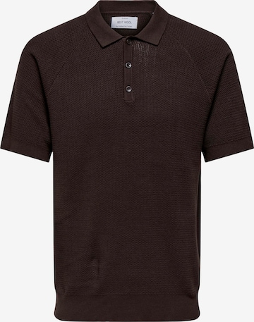 Only & Sons Shirt 'James' in Bruin: voorkant