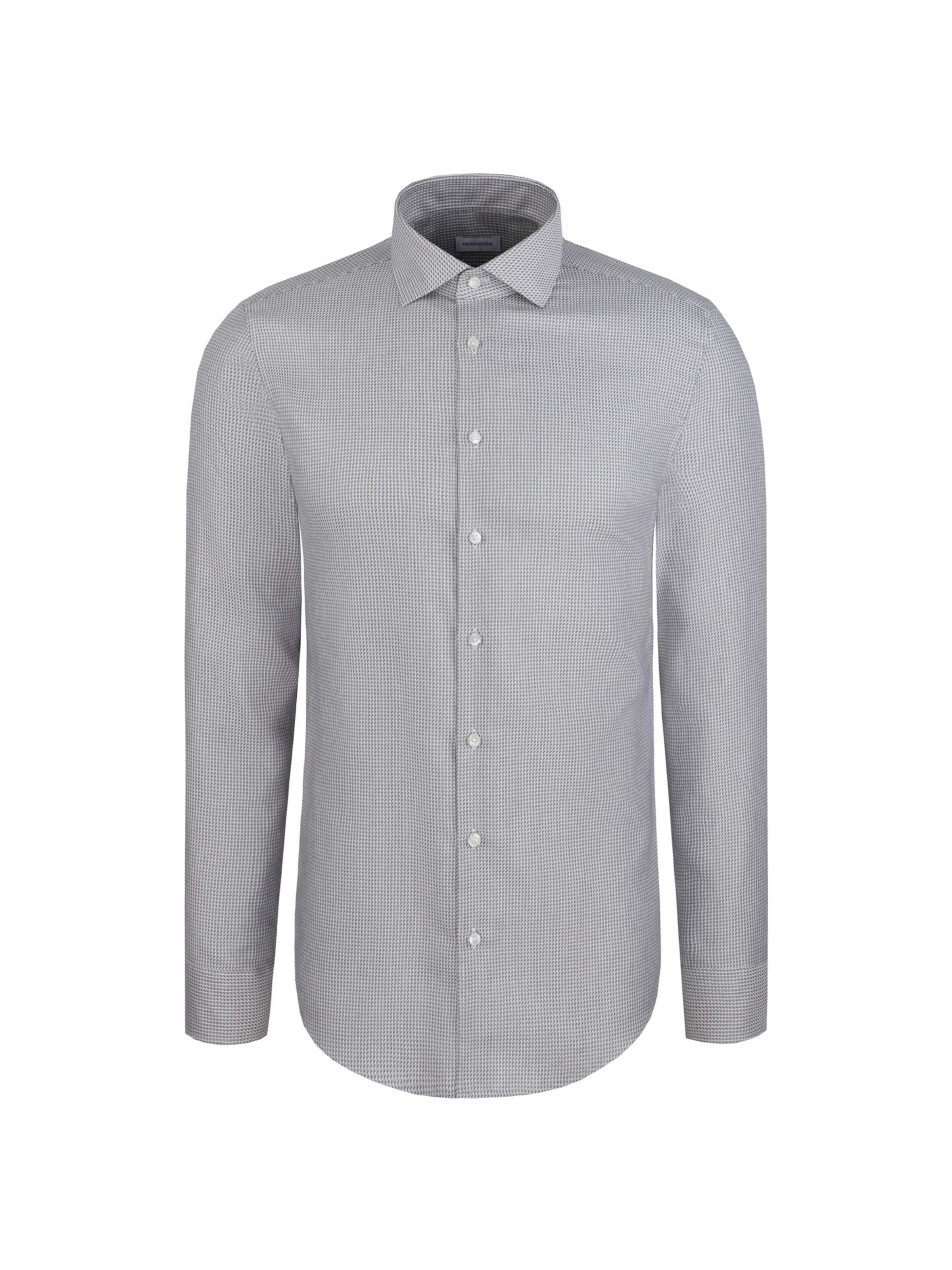 SEIDENSTICKER Businesshemd 'Schwarze Rose' in beige, Produktansicht