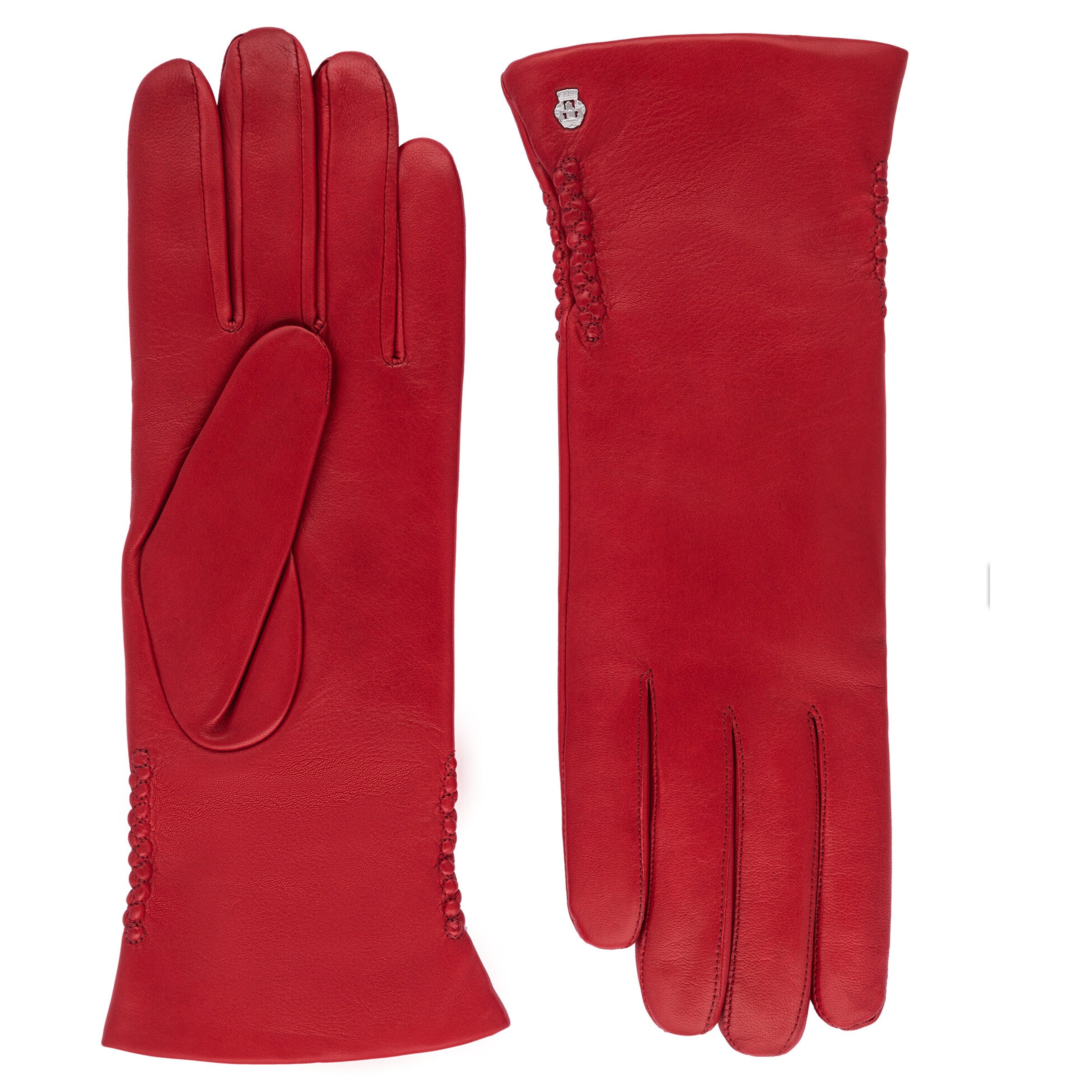 Roeckl Full finger gloves 'REGINA' in Red: front