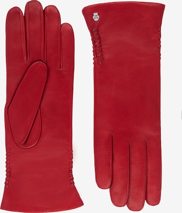 Roeckl Full Finger Gloves 'Regina' in Red: front