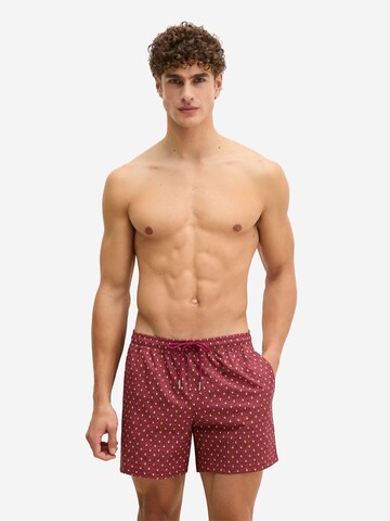 Shorts de bain ' Woven ' Marc O'Polo en jaune : devant