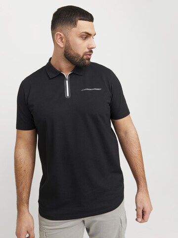 Jack & Jones Plus Shirt 'JCOFusion' in Black