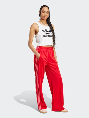 ADIDAS ORIGINALS Loose fit Pants 'Adicolor Classic Firebird' in Red