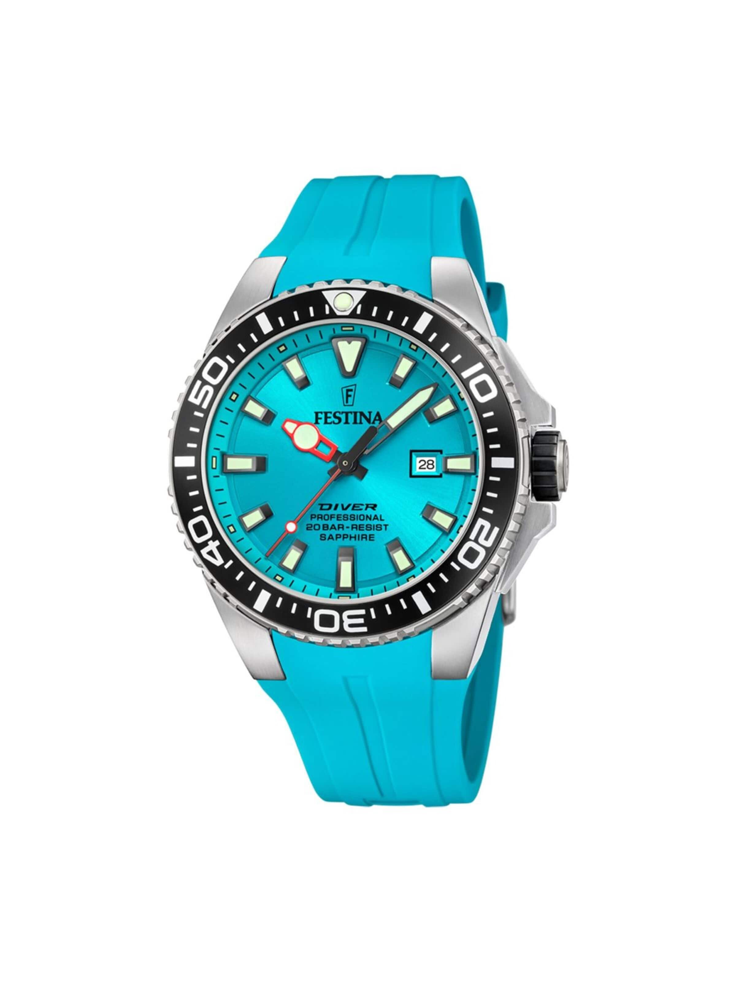 Montre à affichage analogique FESTINA en bleu : devant