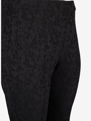 Zizzi Slimfit Hose in Schwarz