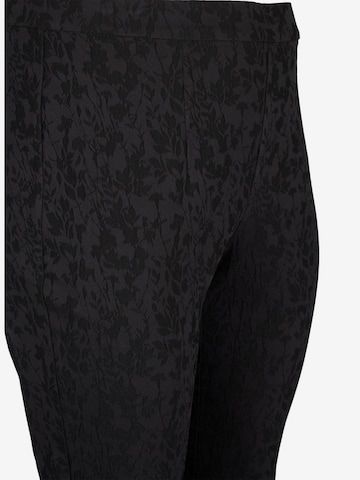 Zizzi Slimfit Broek in Zwart