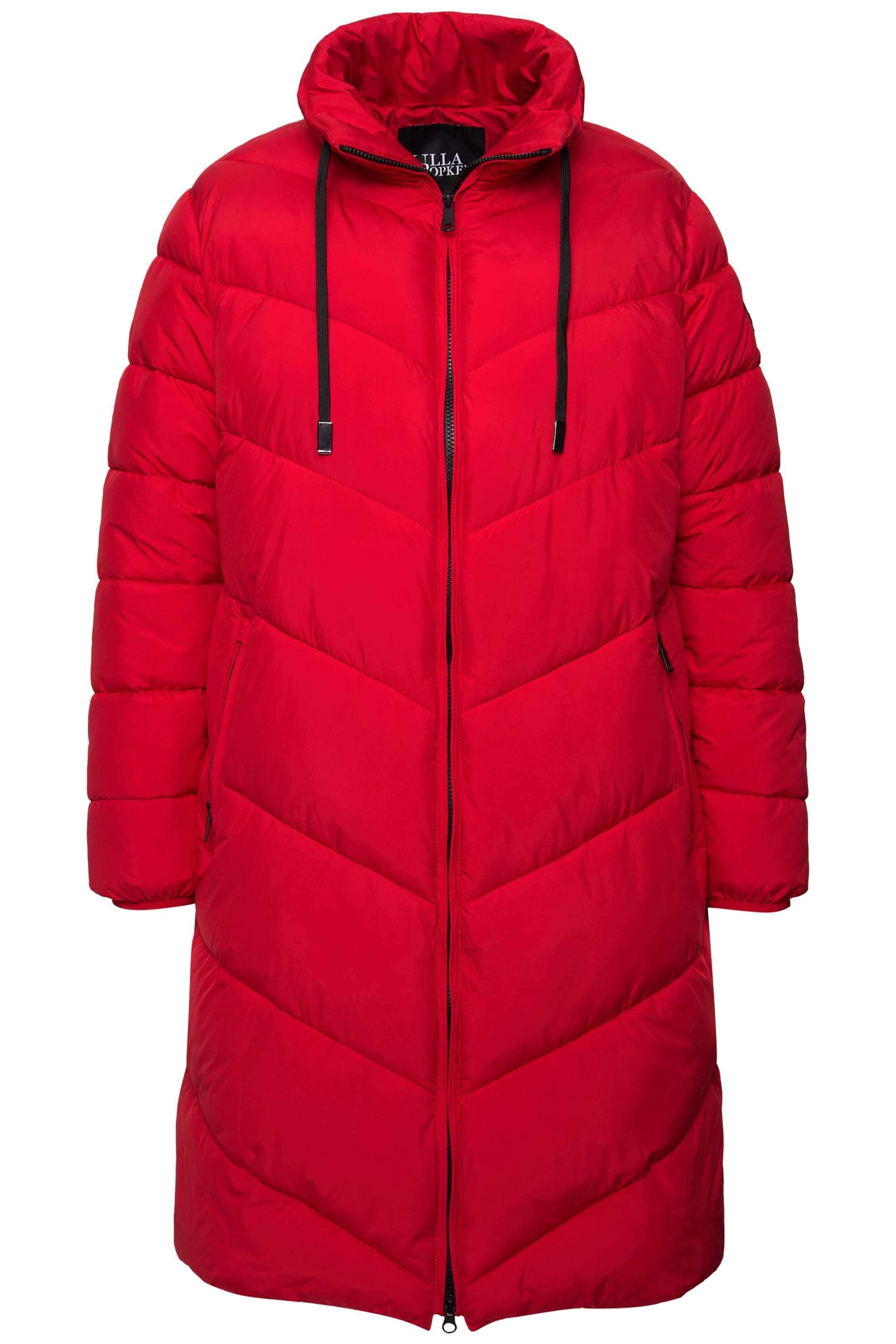 Ulla Popken Funktionsmantel in Rot: Vorderseite