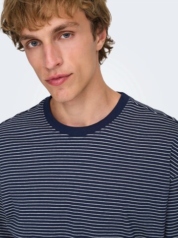 Only & Sons Shirt 'ONSFred' in Blauw