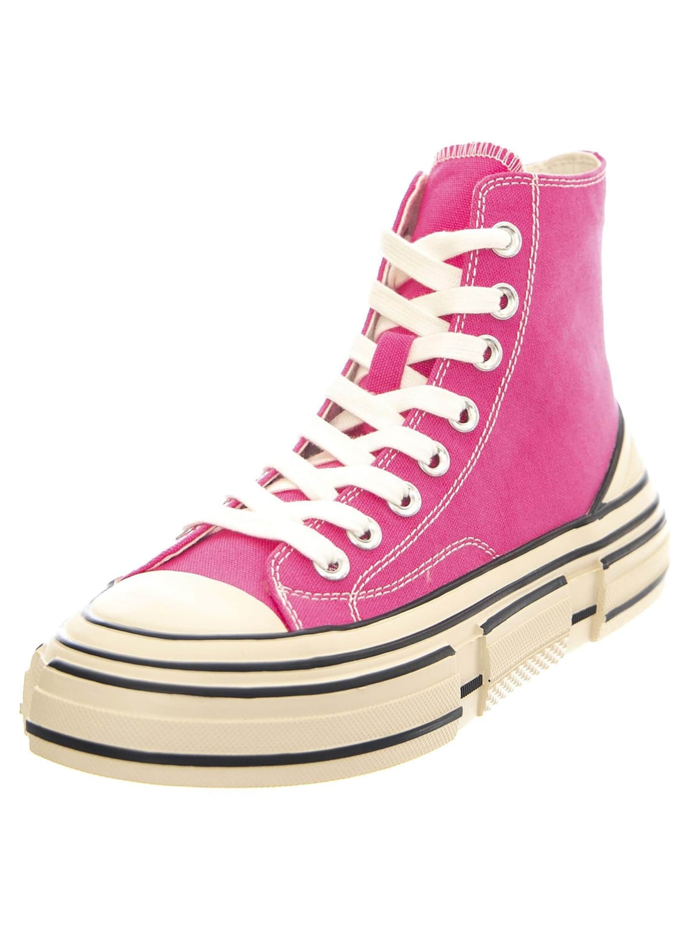 Chaussure de sport à lacets Jeffrey Campbell en rose : devant