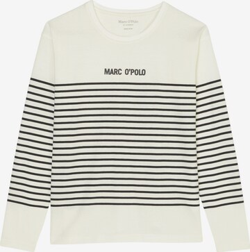 Marc O'Polo Sweatshirt in Wit: voorkant