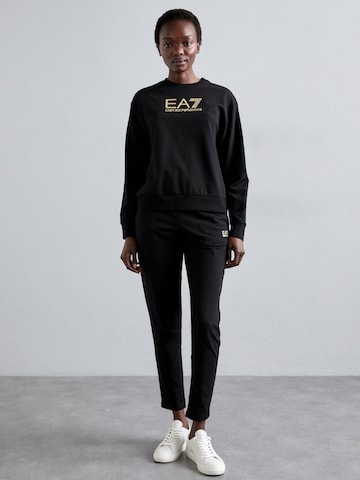 EA7 Emporio Armani Sweat suit in Black: front