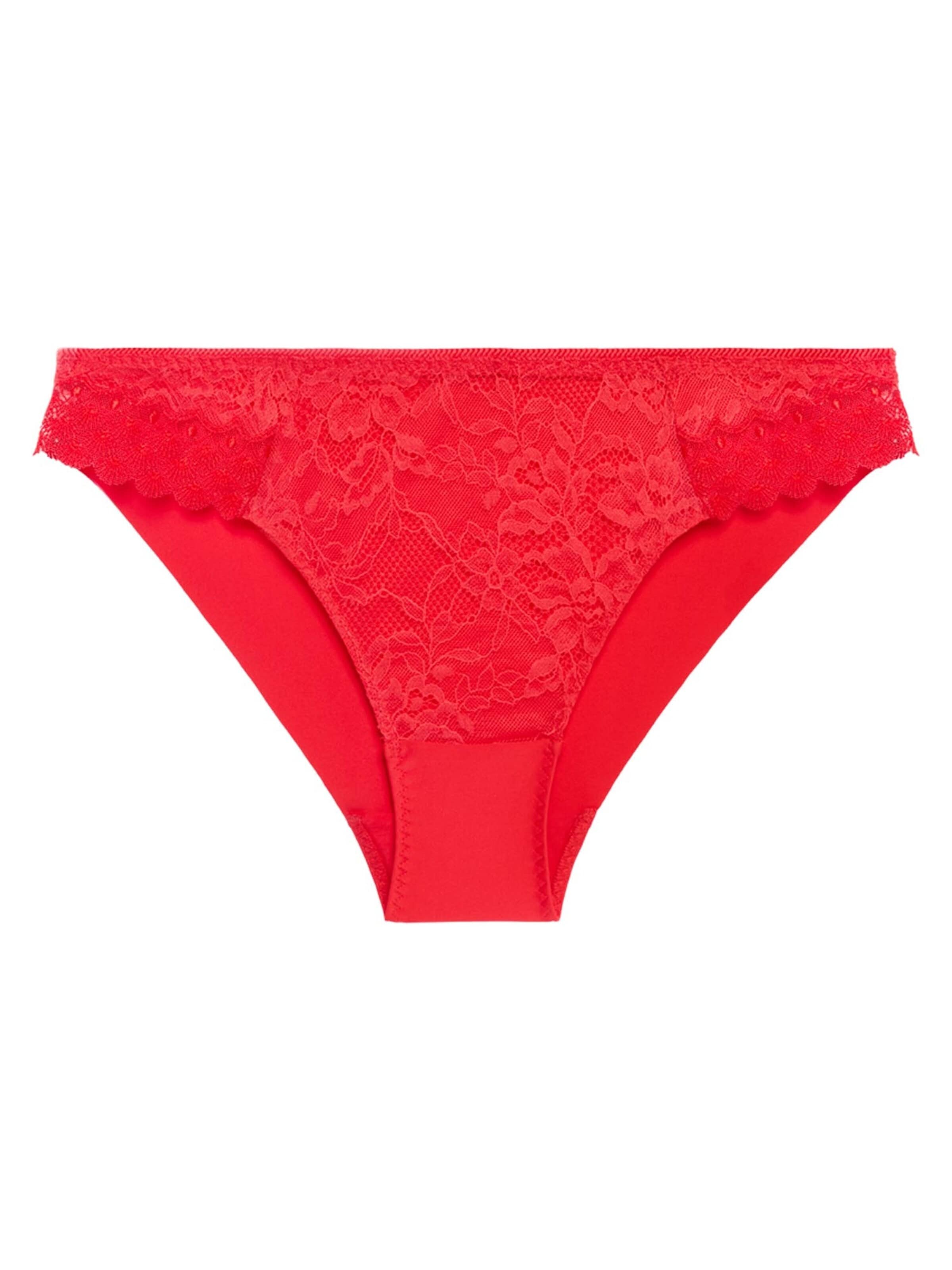 Simone Perele Slip 'Radieuse' in Red: front