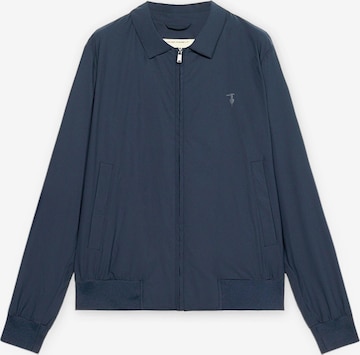 Trussardi - Chaqueta de entretiempo en azul: frente