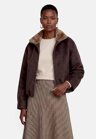 Veste mi-saison zero en marron : devant