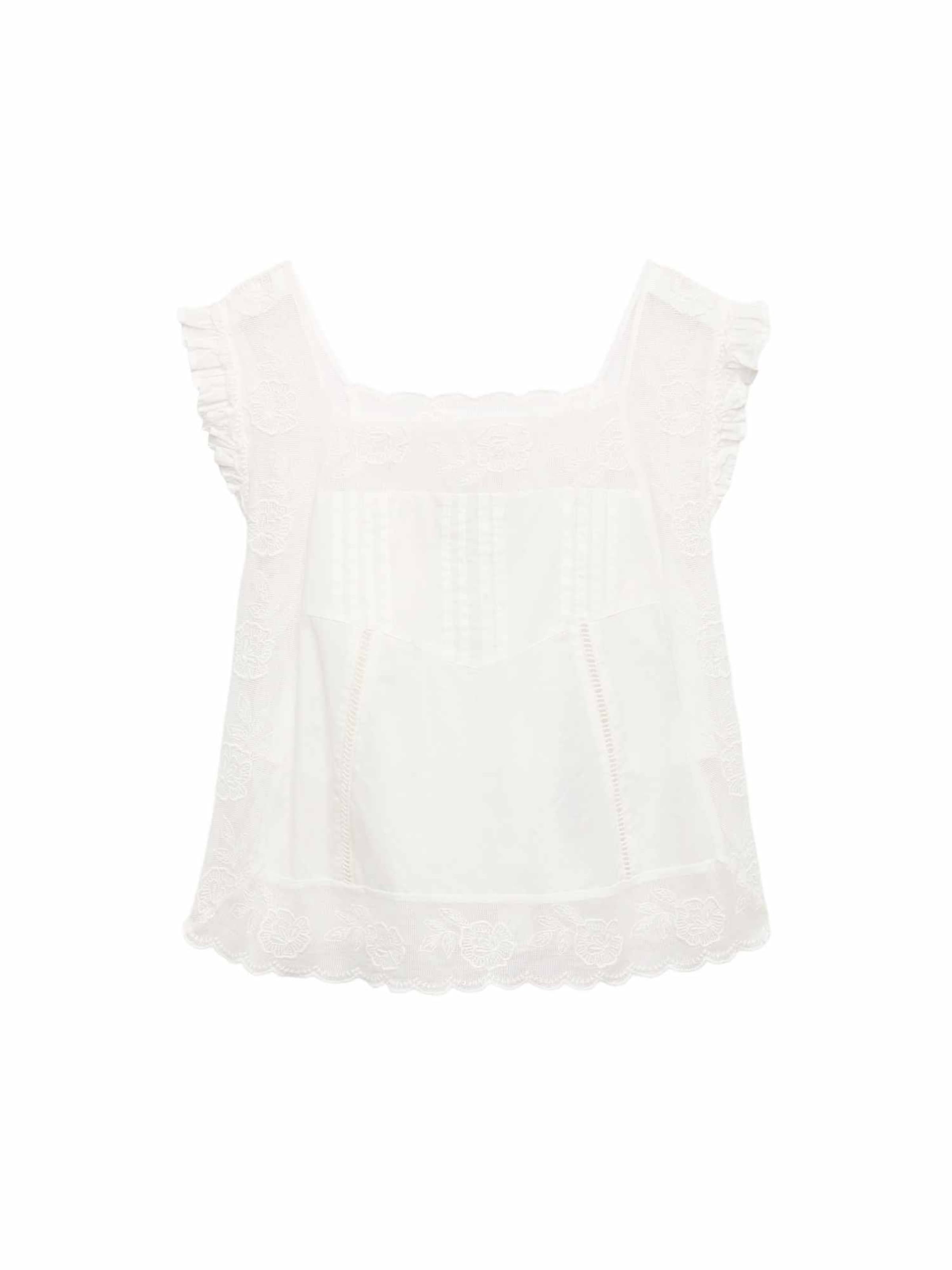 Haut Marks & Spencer en blanc : devant