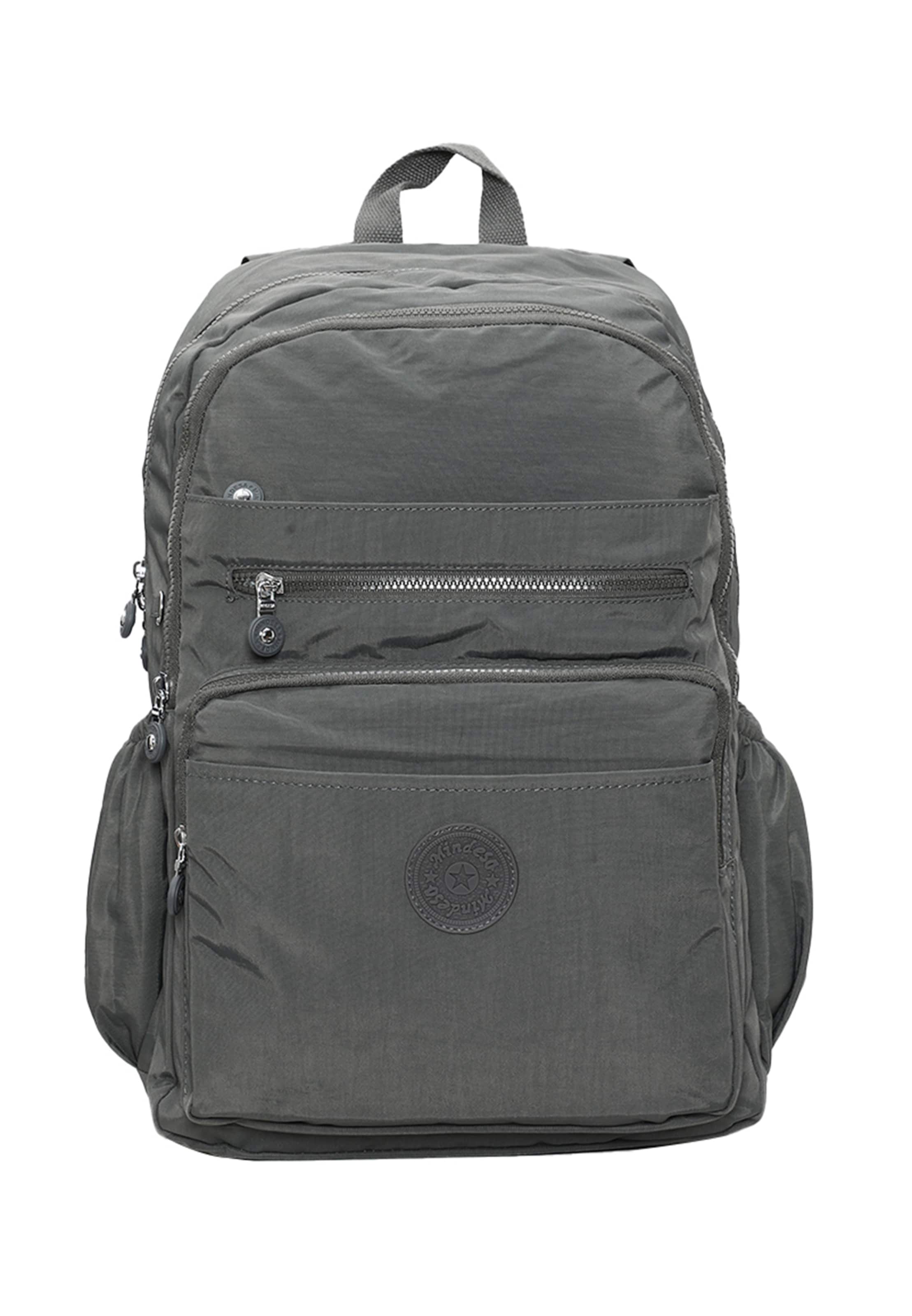 Mindesa - Mochila em cinzento: frente