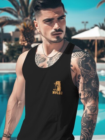 Neverless Shirt 'Eat pasta' in Black