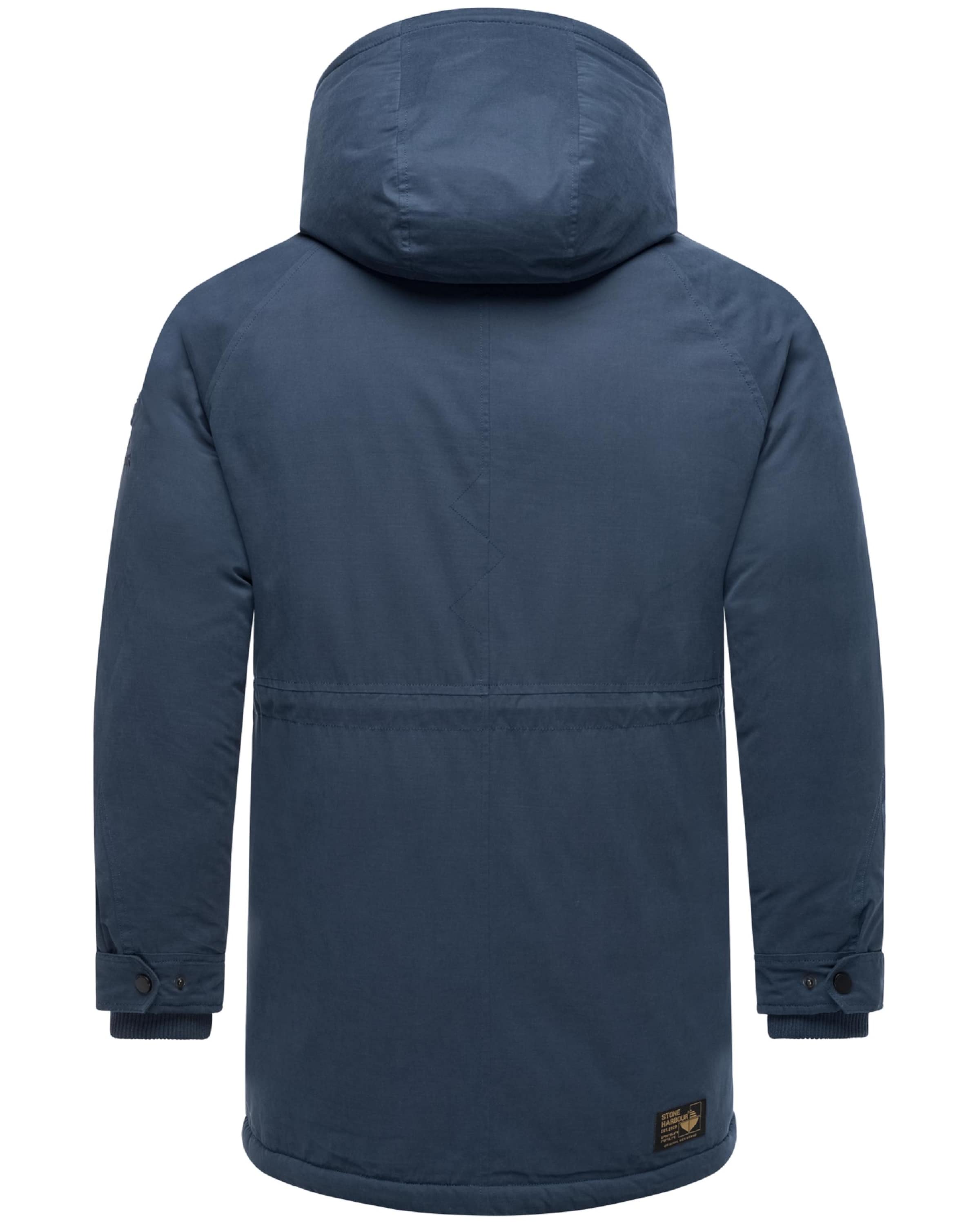 STONE HARBOUR Talvemantel 'Navroos XX', värv sinine