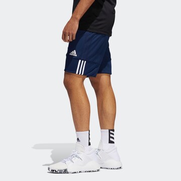 ADIDAS SPORTSWEAR Loose fit Workout Pants ' 3G Speed' in Blue