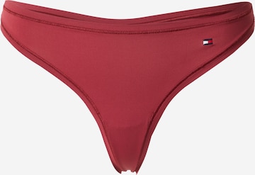 Tommy Hilfiger Underwear Tanga 'Essential' – červená: přední strana