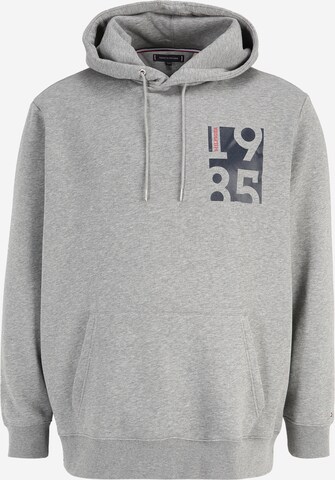 Tommy Hilfiger Big & Tall Sweatshirt in Grey: front