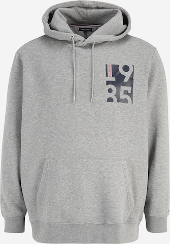 Tommy Hilfiger Big & Tall Sweatshirt in Grijs: voorkant