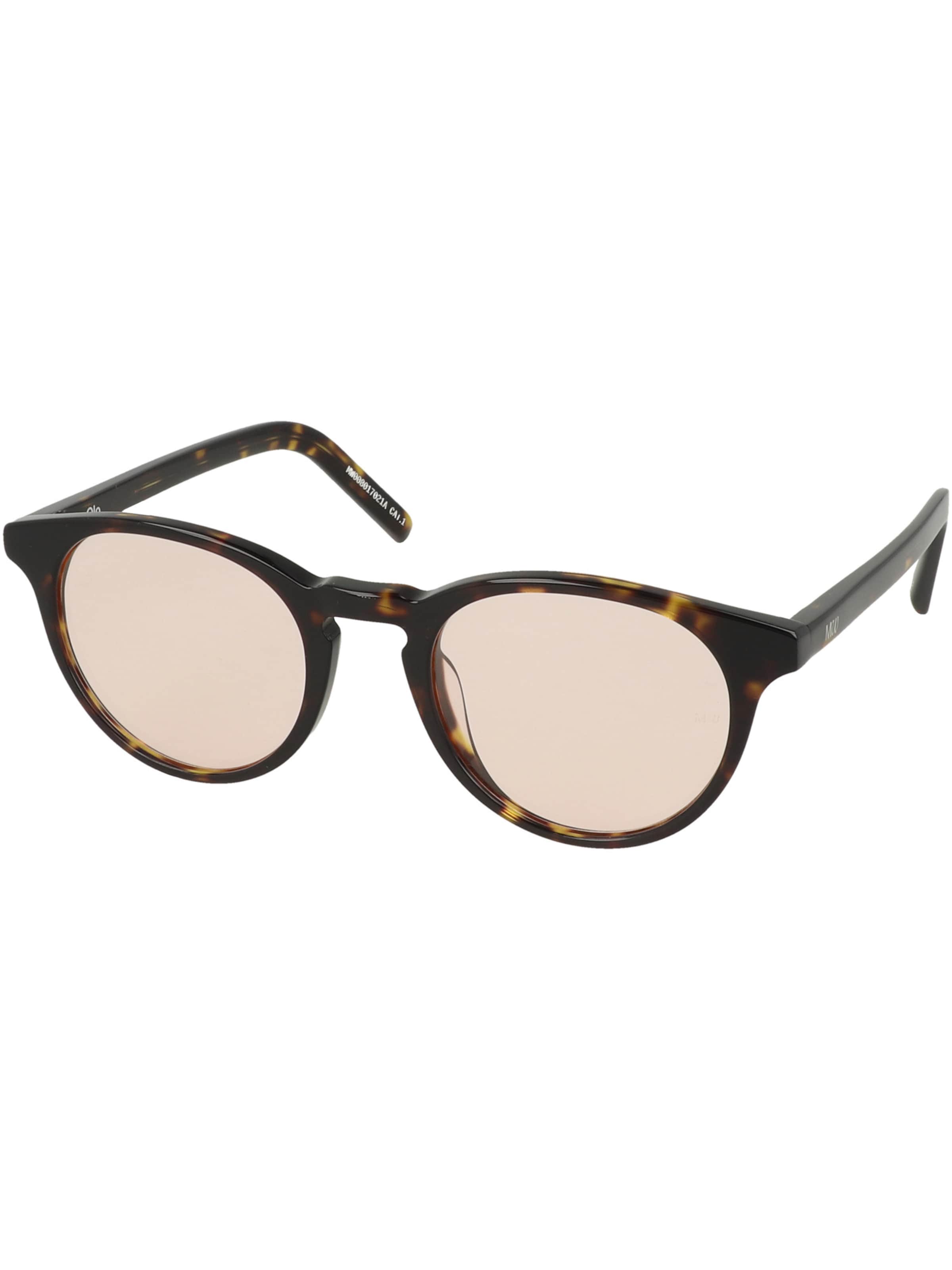 MessyWeekend - Gafas de sol ' OLO ' en marrón: frente