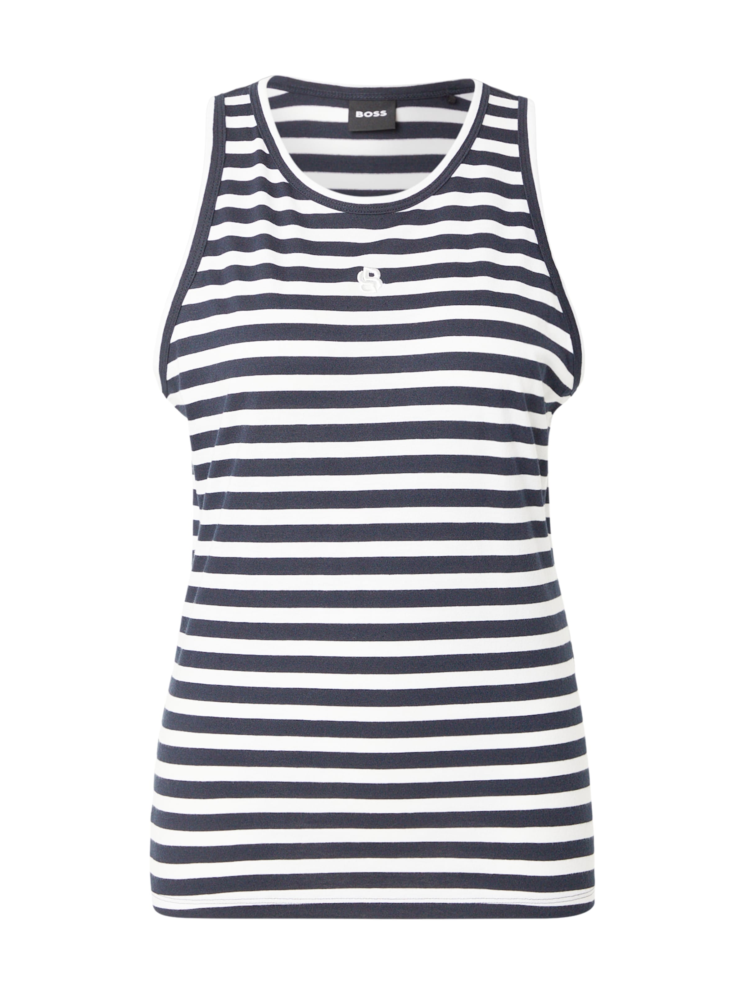 BOSS Top 'Eveysa' in Blauw: voorkant